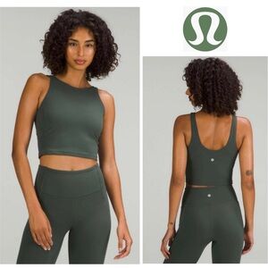 Lululemon Sz 2 Align High-Neck Tank Top in Smoked Spruce Green Size 2